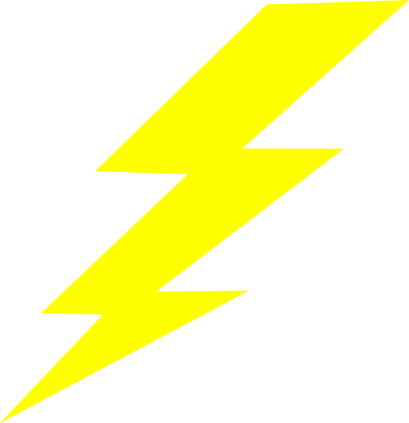 Storm lightning bolt clip art at vector clip art