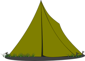 Tent ridge blue clip art at vector clip art