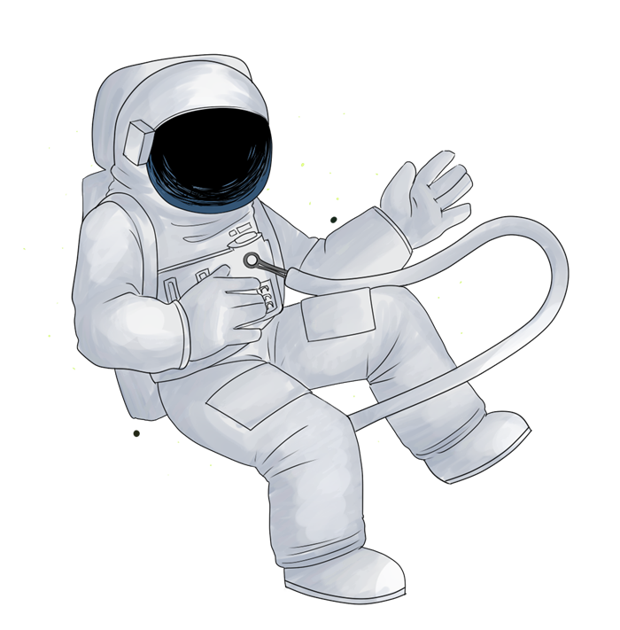 Astronaut7 clipart