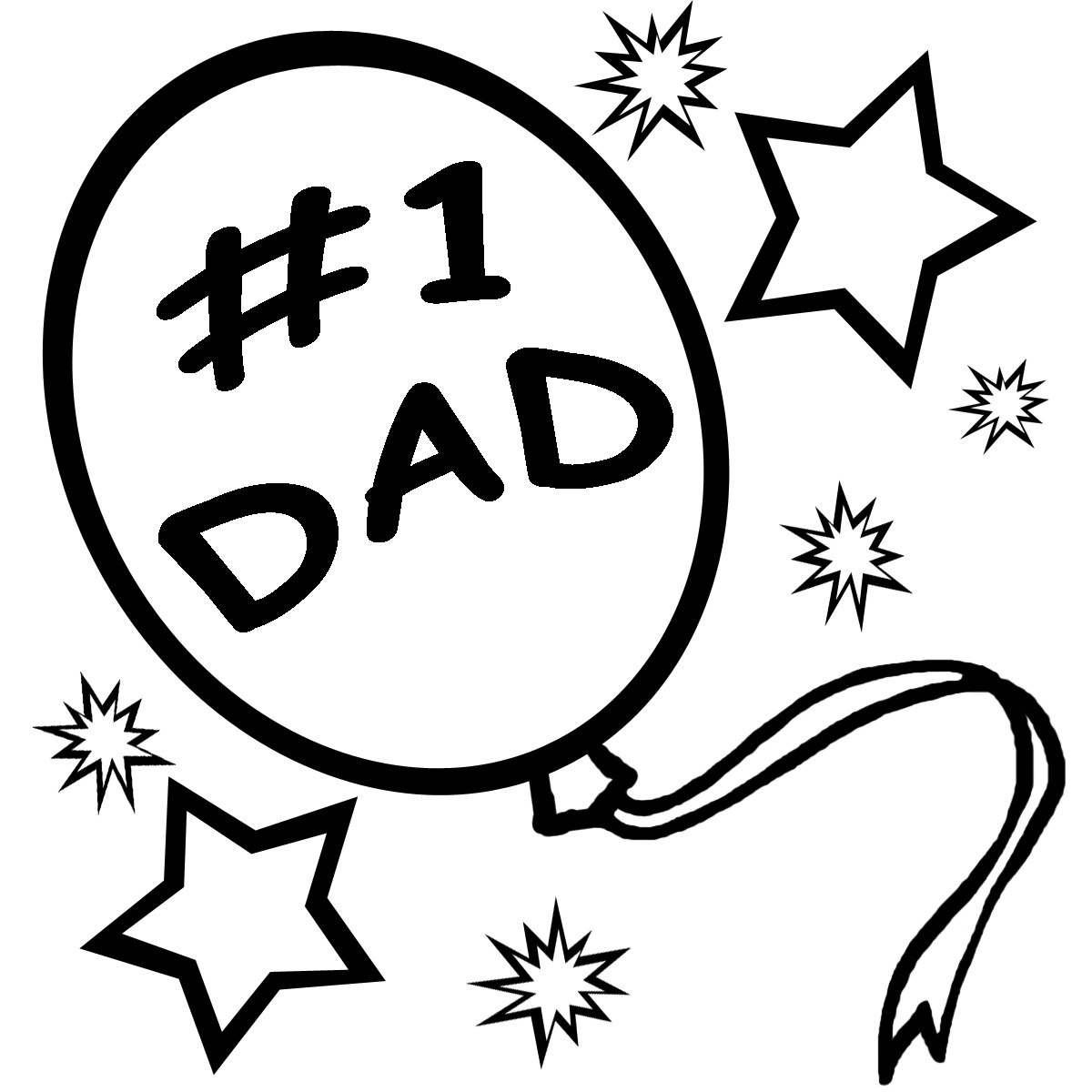 Fathers day clip art kids father