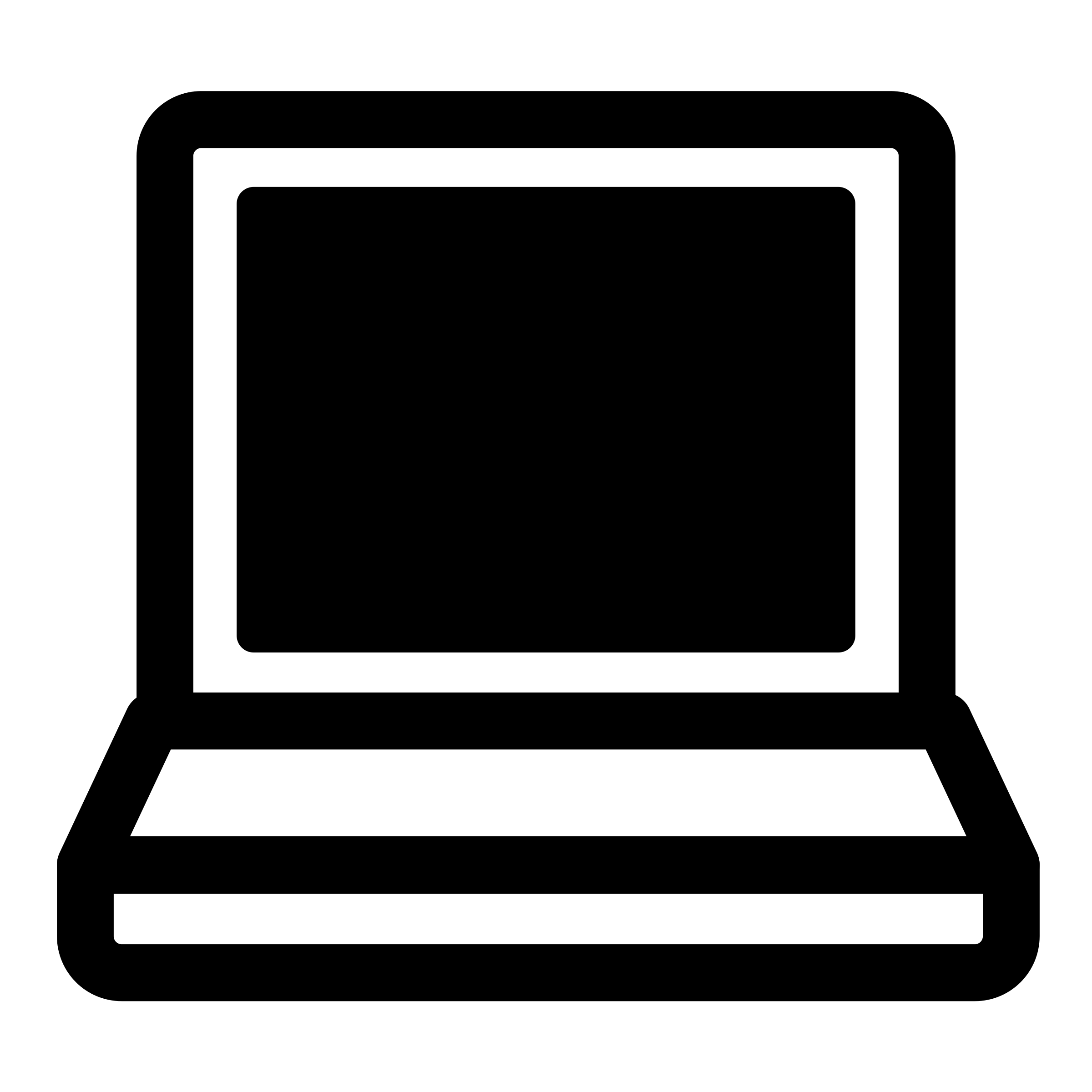 Clipart mono laptop