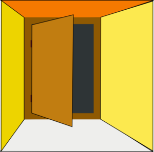 Door exit clip art at vector clip art