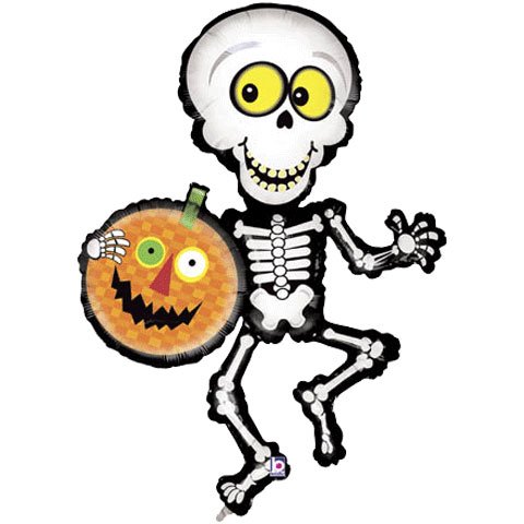 Halloween skeleton clip art 2