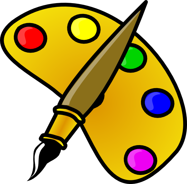 Paintbrush paint brush clip art cartoon download vector clip art