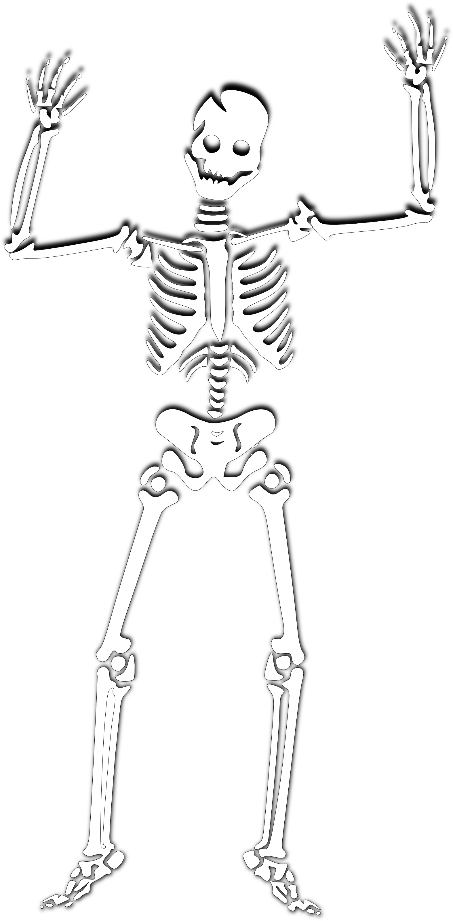 Sexy skeleton clipart