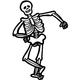 Skeleton clip art free free clipart images