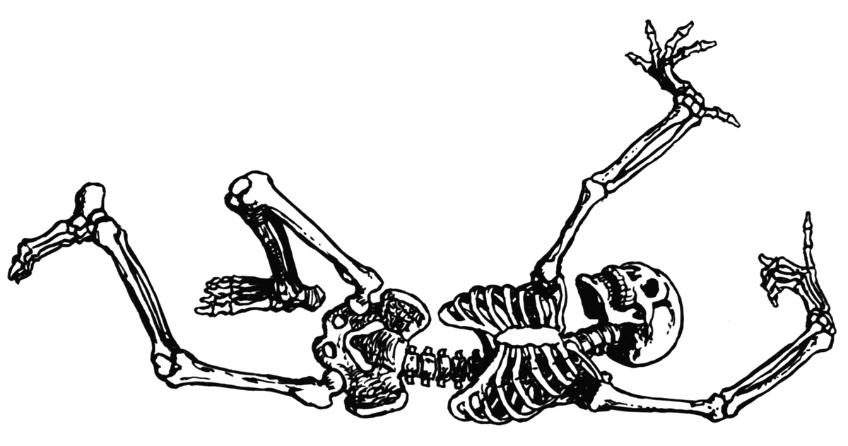 Skeleton dancing pictures clip art