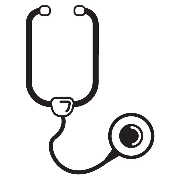Stethoscope medical  clipart
