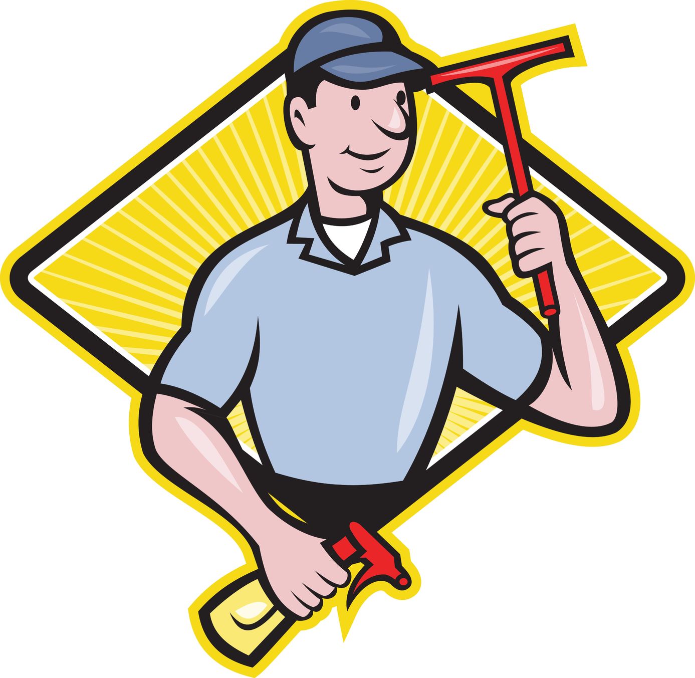 Window cleaning clip art clipart