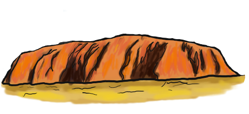 Ayers rock clipart