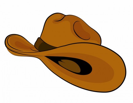 Cowboy hat free vector in adobe illustrator ai ai clip art