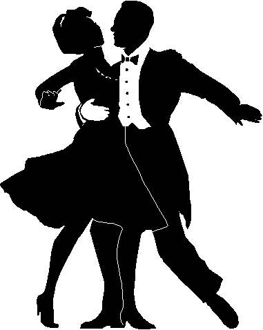 Dancing dance clip art black and white free clipart images
