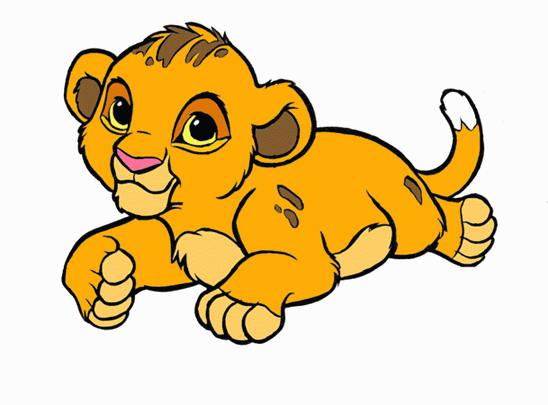 Baby lion clipart 12
