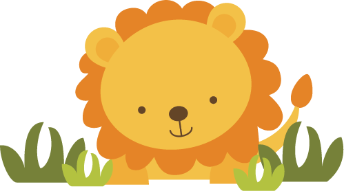 Baby lion clipart 2