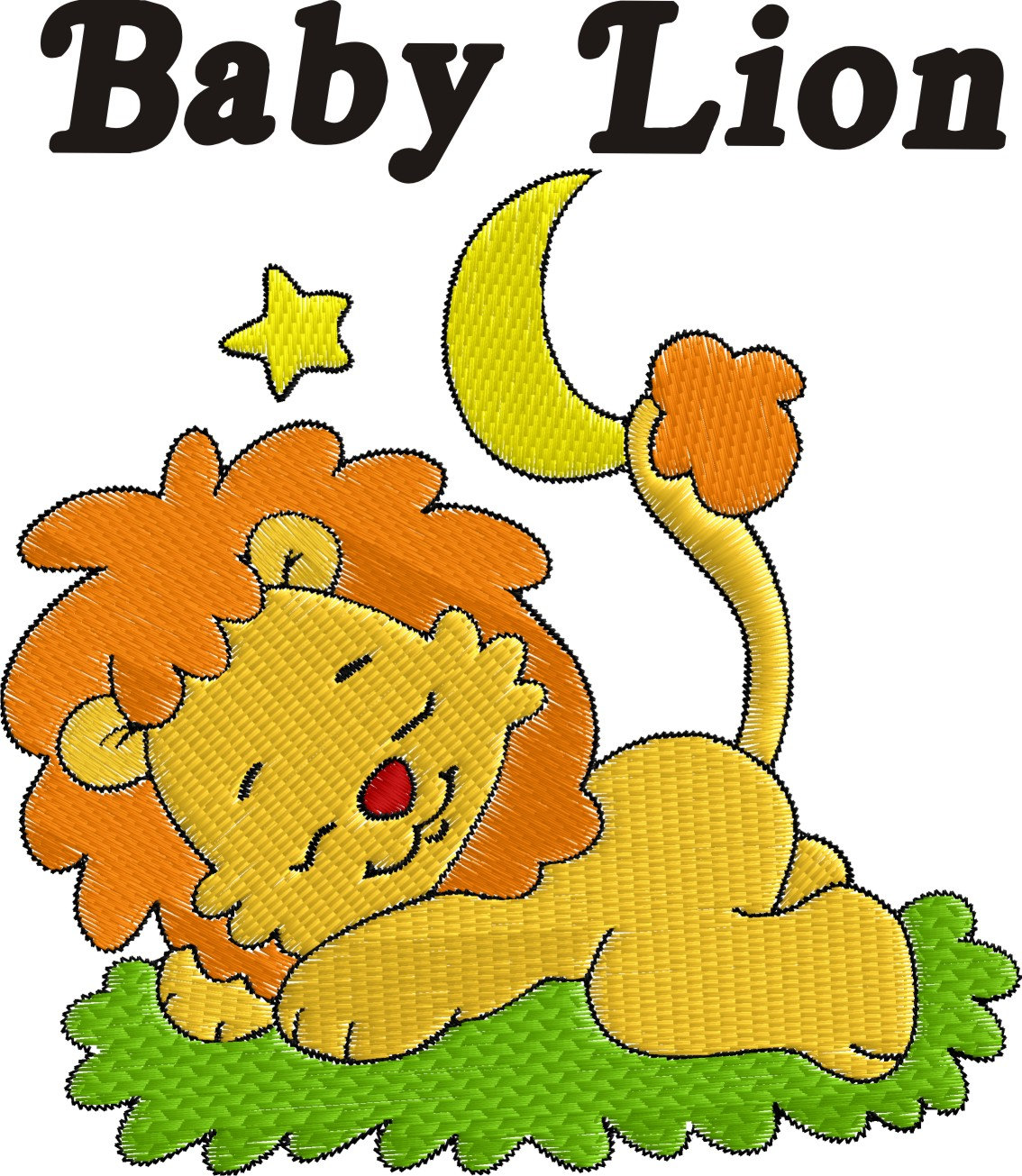 Baby lion clipart 6