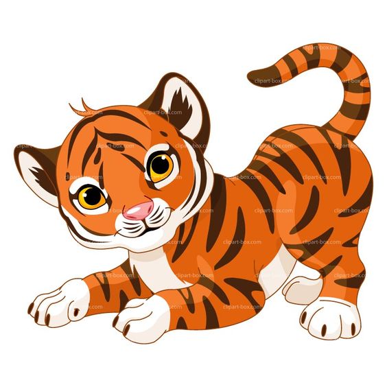 Baby tiger critters baby tigers tigers and cat clip art