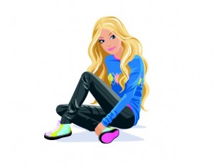 Barbie vector free download logo icons brand emblems clip art