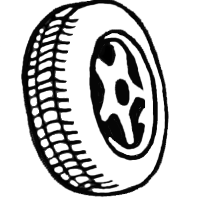 Car wheel chevy truck clipart black and white free clipart