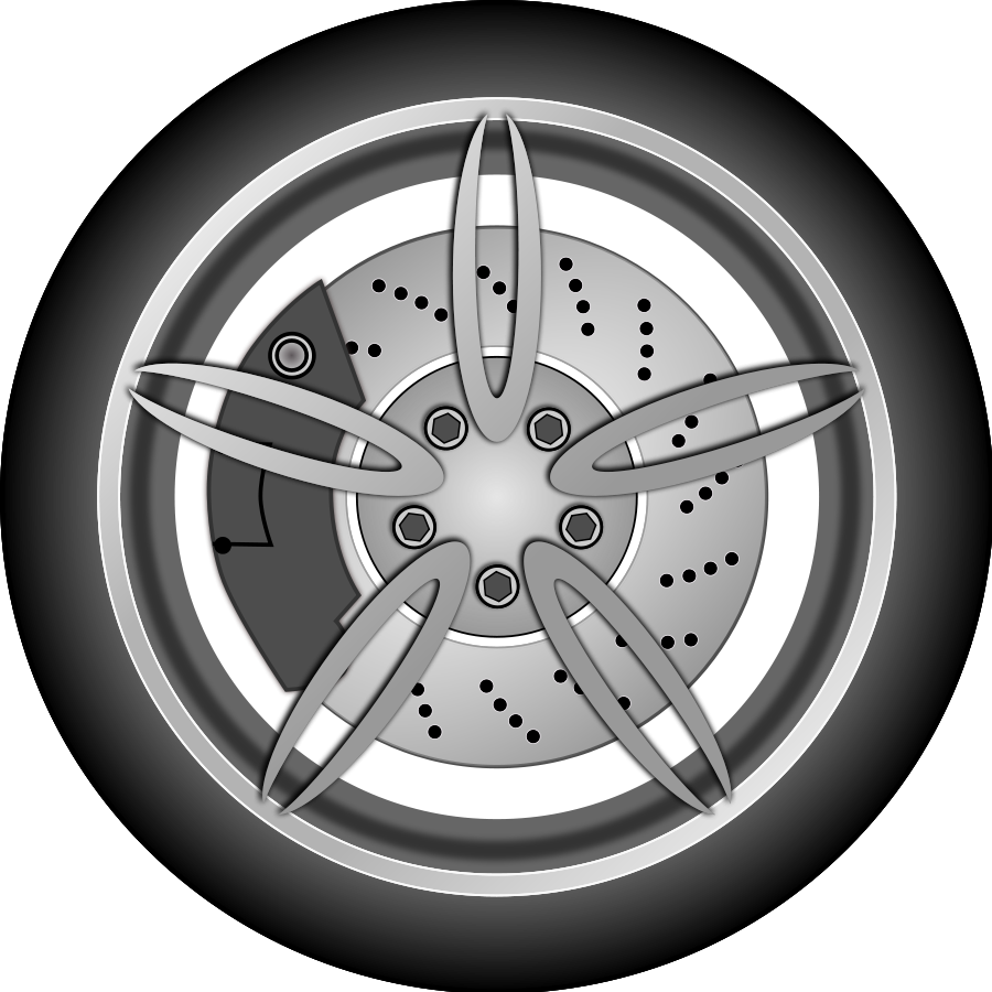 Car wheel clipart vector clip art free design
