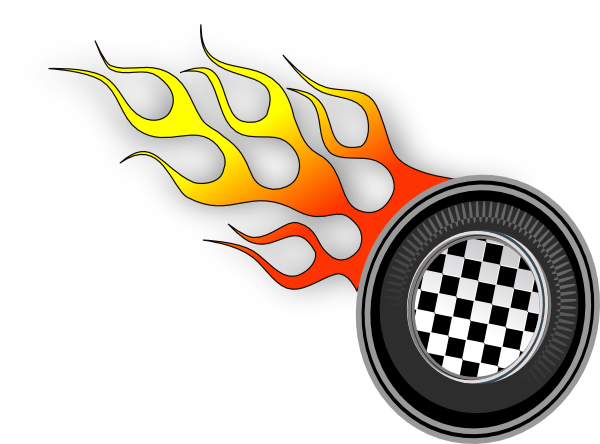 Car wheel racing wheels clip art at vector clip art
