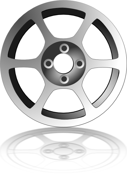 Car wheel wheel 2 clip art at vector clip art