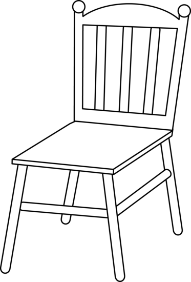 Chair line art free clip art