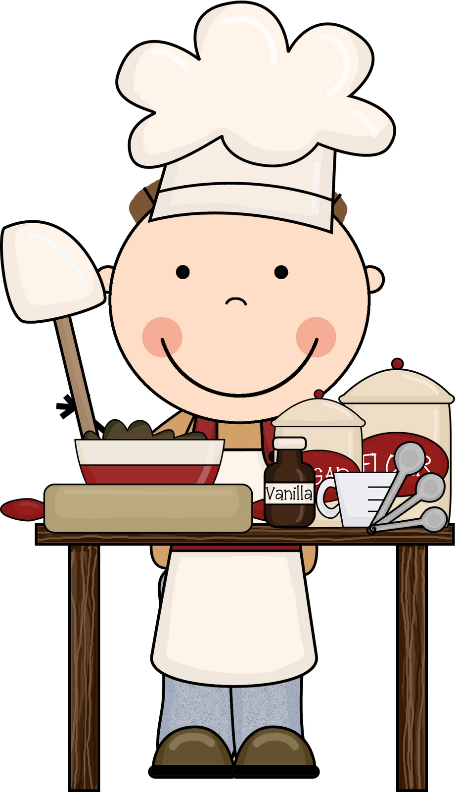 Chef cooking clipart 7