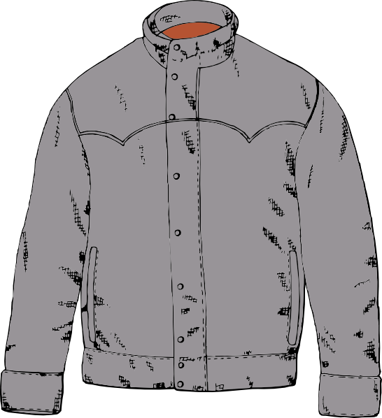 Clothing jacket clip art at vector clip art