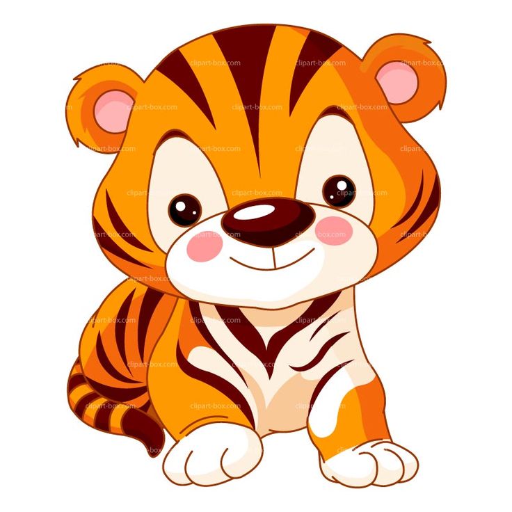 Cute baby tiger clipart free clipart images 2