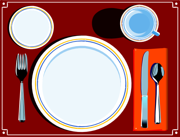 Gallery for person setting the table clipart