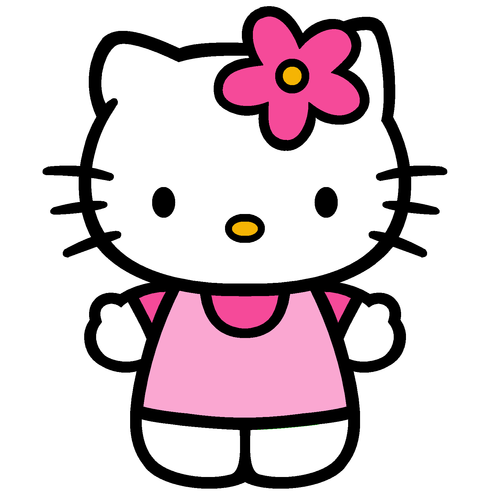Hello kitty clip art border free clipart images
