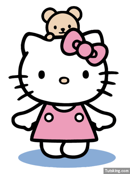 Hello kitty kitty clip art vector kitty graphics