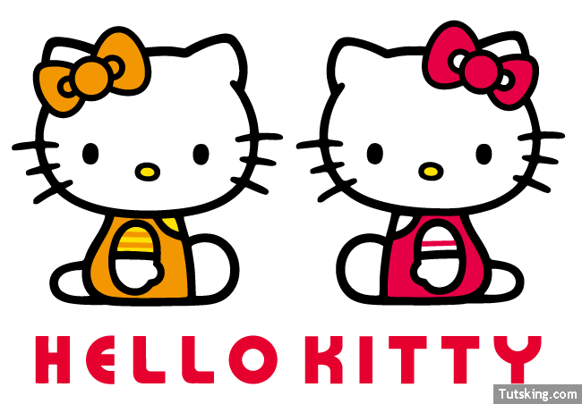 Hello kitty tuts king because my silhouette cameo is my ie clipart