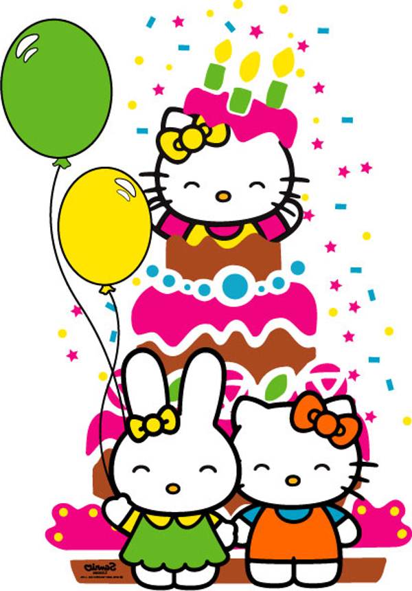 Images hello kitty birthday clipart
