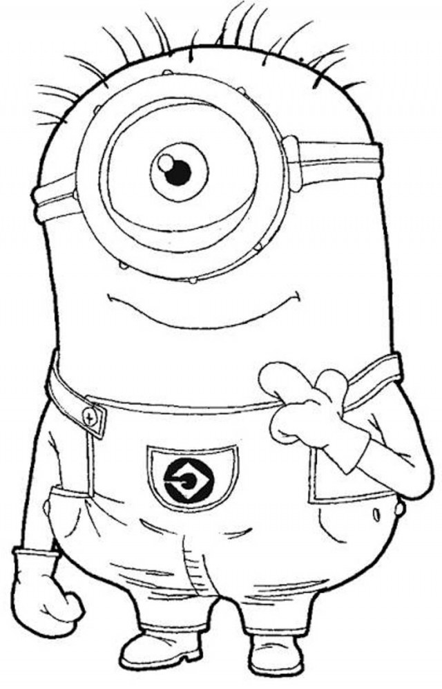 Minion top despicable me clip art black and white images for