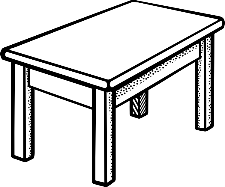 Table clipart 2
