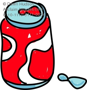 A can of soda pop or cola free clipart images