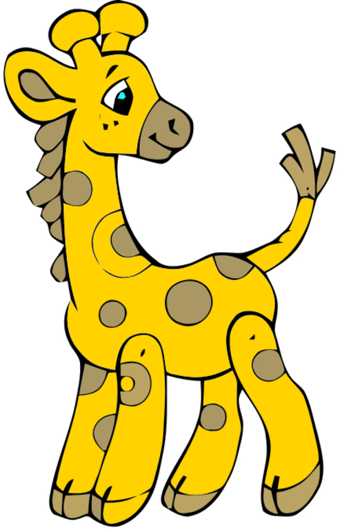 Baby giraffe clipart free clipart images