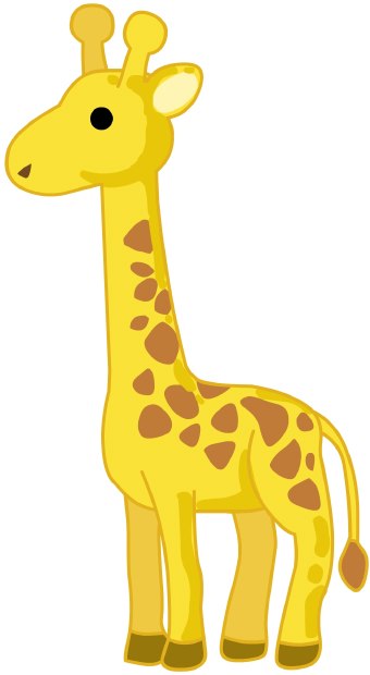 Baby giraffe giraffe clipart black and white free clipart images
