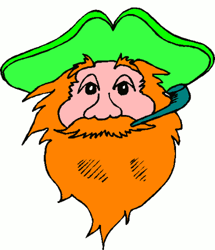 Beard free irish clipart public domain holiday stpatrick clip art