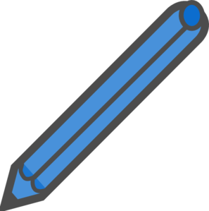Blue pen clip art at vector clip art 2