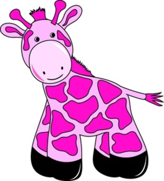 Cartoon baby giraffe images clipart 3