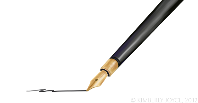 Ink pen home project  clipart
