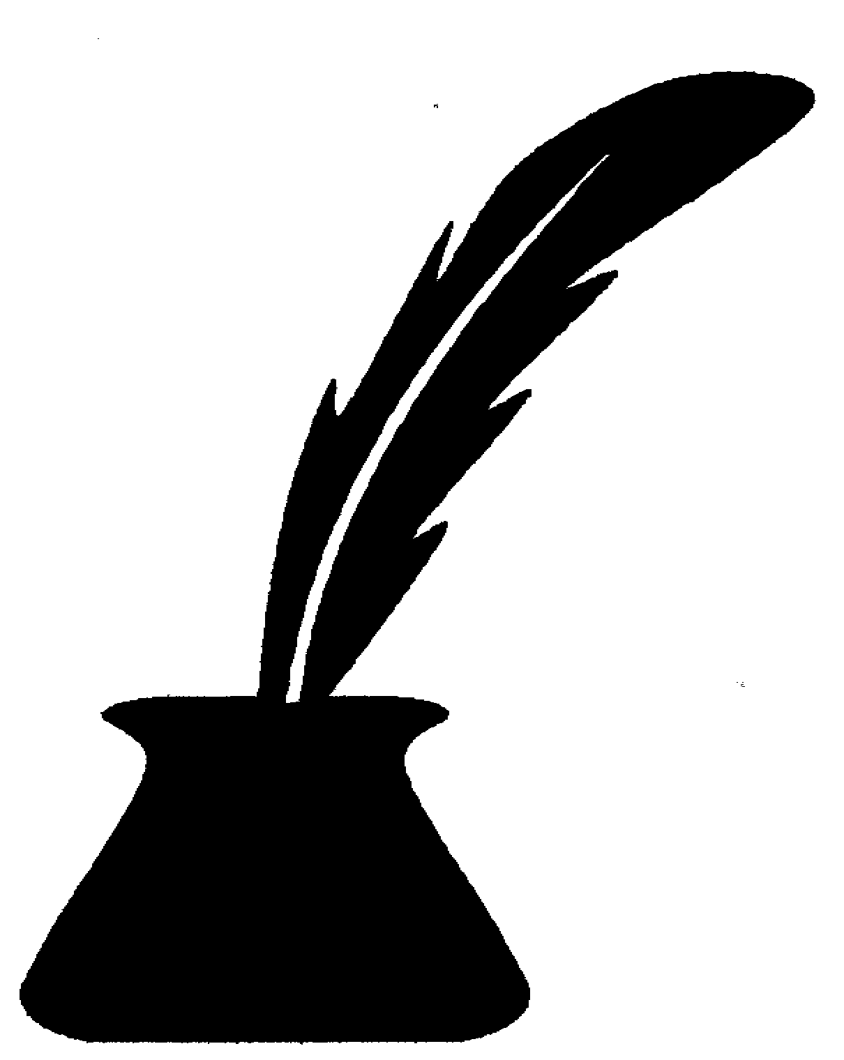 Ink pen pen with ink feather clip art clipart 2