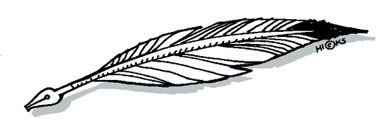 Quill and pen clipart 2