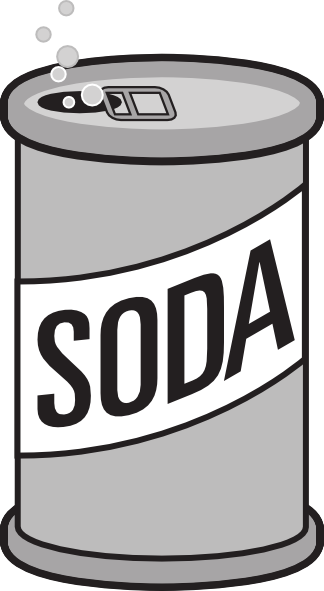 Soda can clip art at vector clip art