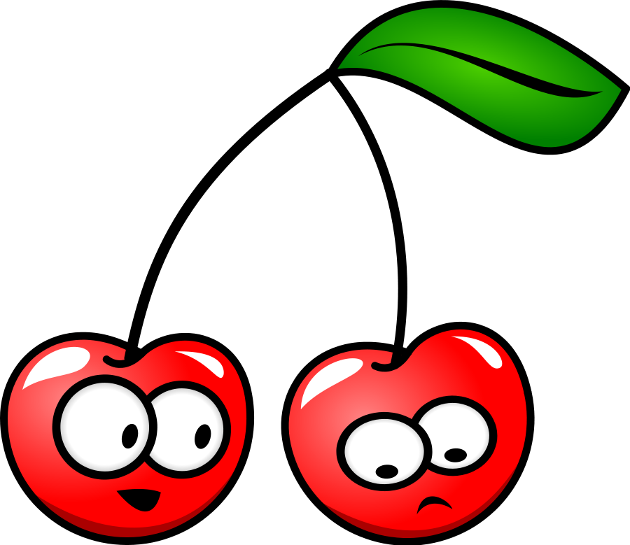 Cherry clipart black and white free clipart images 2