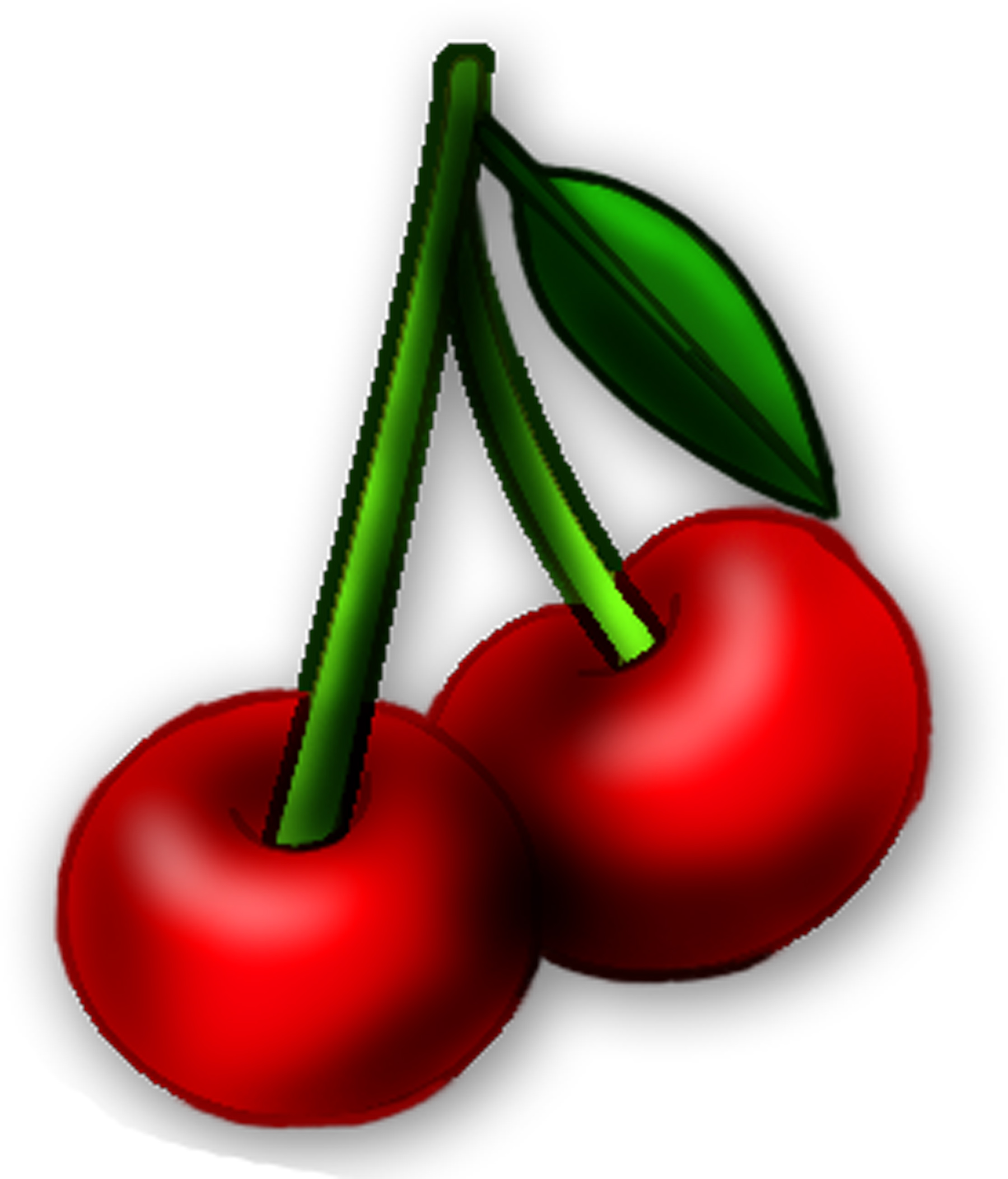 Cherry fruit clip art tags kawaii clipart