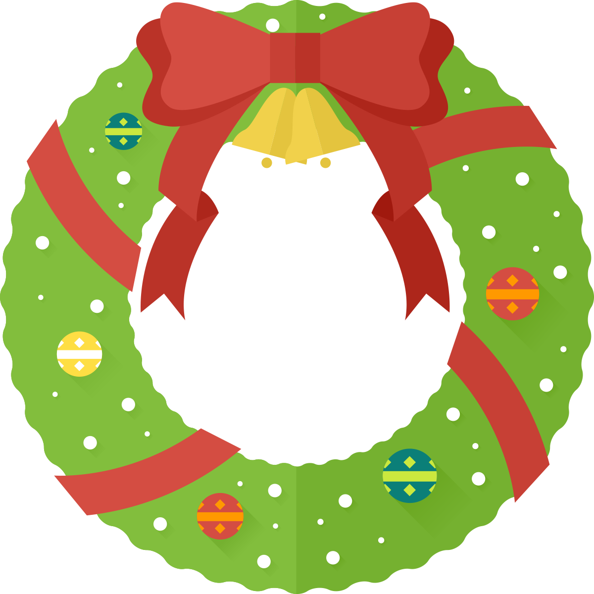Christmas wreath clip art  2