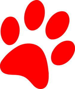 Clipart dog paw print clipart 2